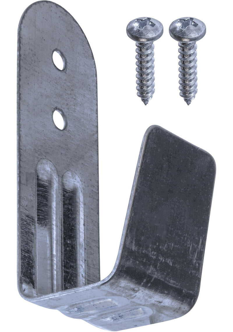Square Hooks, Carbon-Steel and Zinc-Plated, 55-lb Capacity, 5-pk H6637