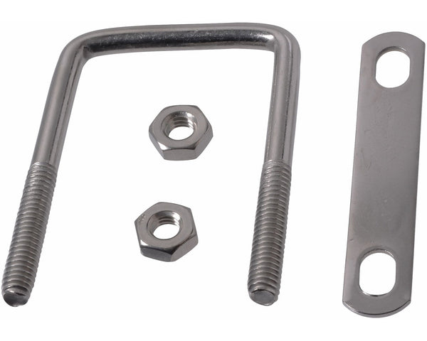 Square U Bolt, Stainless Steel, For All Weather, 3 x 2-in P8025
