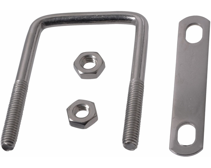 Square U Bolt, Stainless Steel, For All Weather, 3 x 2-in P8025