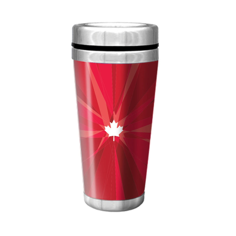 Stainless Steel Travel Mug For Fans/Collectors, Red, 16-oz A5231