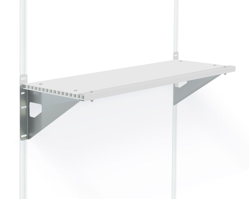 Polycarbonate Shelf Kit with Steel Brackets, 30-kg W5113