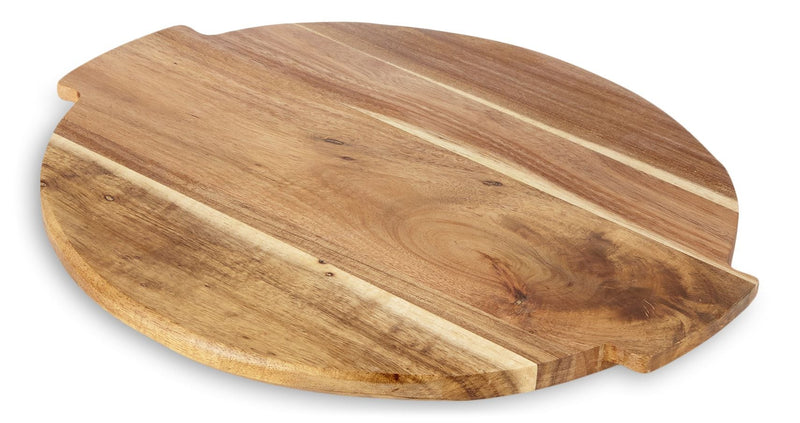 Acacia Wood Lazy Susan Rotating Serving Board, 15-in x 14-in C9848