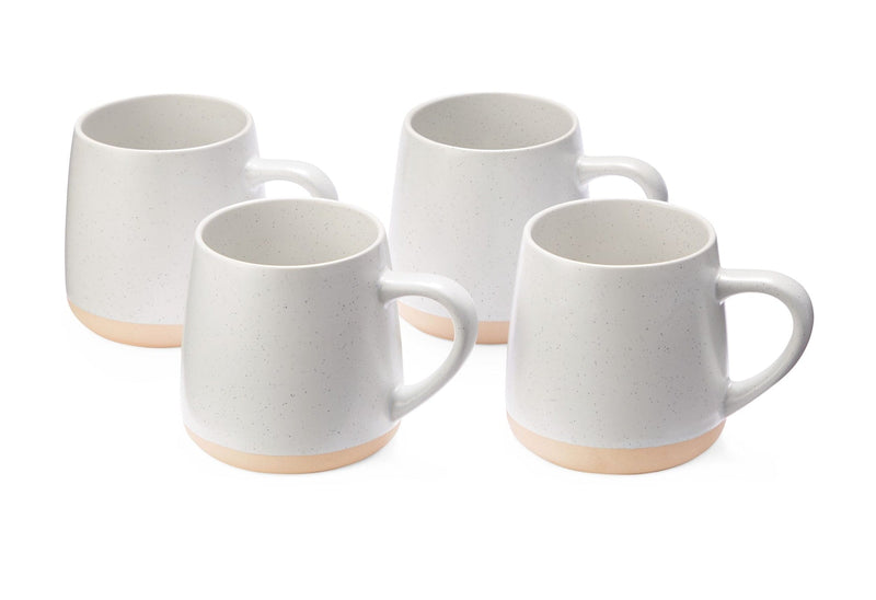 Belford Two-Tone Stoneware Mug Set, 12-oz, 4-pk P7176