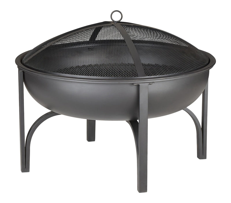 Blairmore Outdoor Wood Burning Fire Pit, 29-in, Black D6635