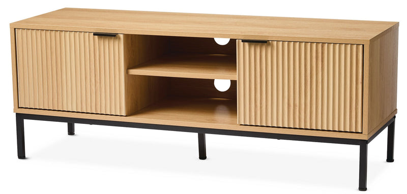 Byward Scallop TV Stand, Oak I2078