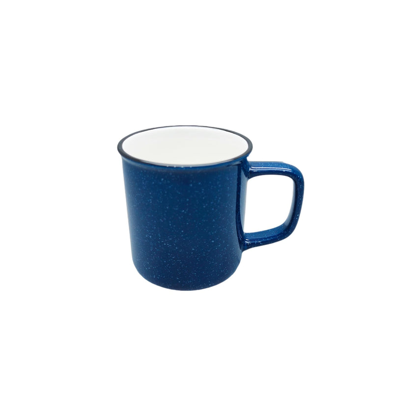 Durable Stoneware Camp Style Mug, Red, 14-oz H5187