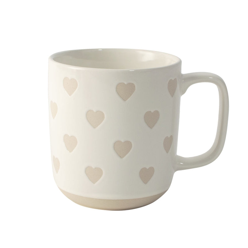Heart Stoneware Mug, 13-oz J7823
