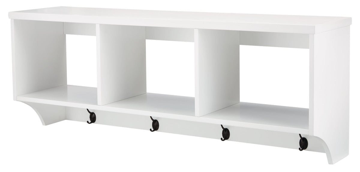 Overbrook Entryway Wall-Mount Organizer, White