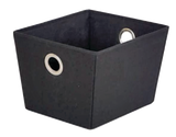 Piper Basket, Black, 13.5 x 11.4 x 8.8-in