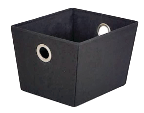 Piper Basket, Black, 13.5 x 11.4 x 8.8-in I9090