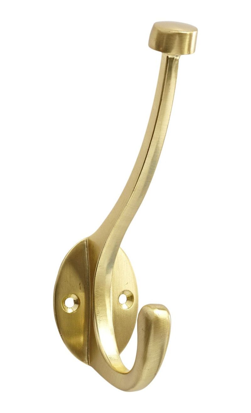 Stainless Steel Single Pill Top Hook, Brass S7023