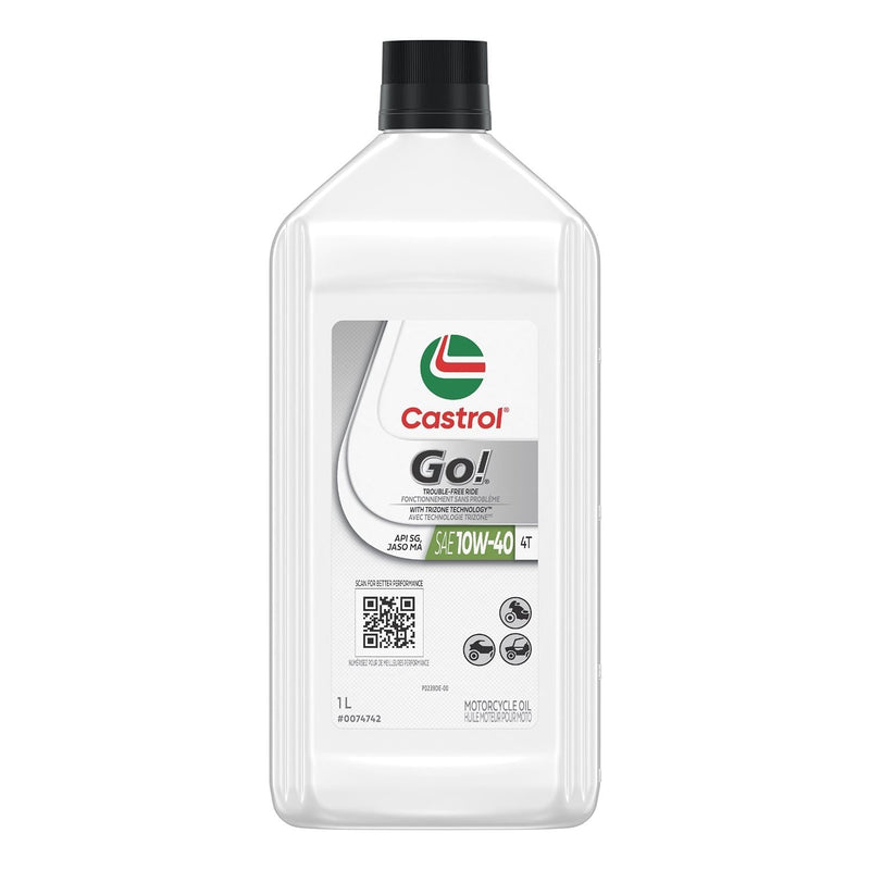 Go! 4-Stroke 4T Motorcycle Oil 10W40, 946-mL A4934