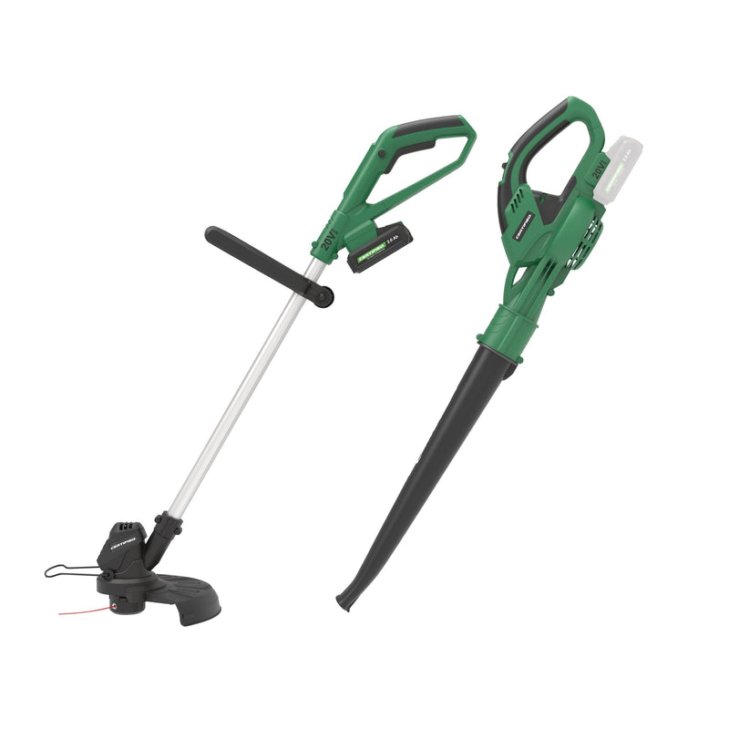 20V Cordless Line Grass Trimmer & Sweeper Combo Y0467