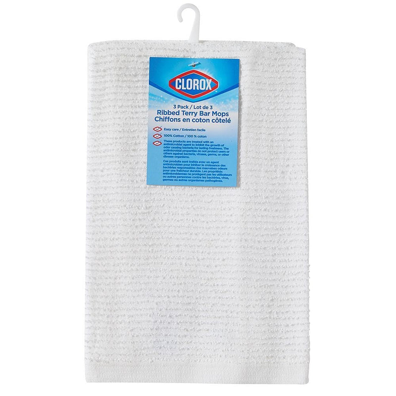 Ribbed Terry Bar Mop Kitchen Set, 16-in x19-in, 3-pk S5458