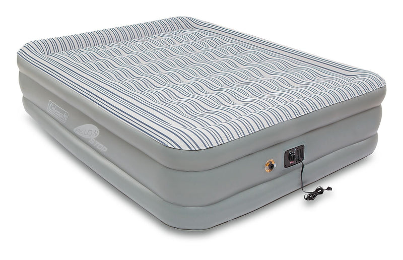Queen SupportRest Elite Double-High Inflatable Air Mattress/Airbed with Built-In 120V Pump, Woods Outdoor Collapsible Folding Utility... W2390