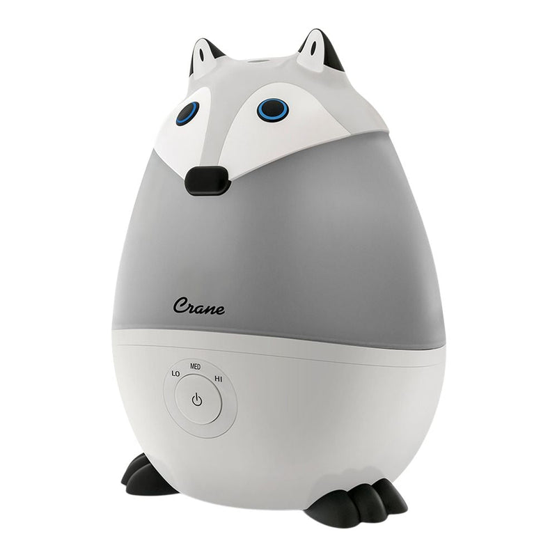 Pediatric Cool Mist Humidifier with Vapor Tray and Diffuser, Raccoon O1718