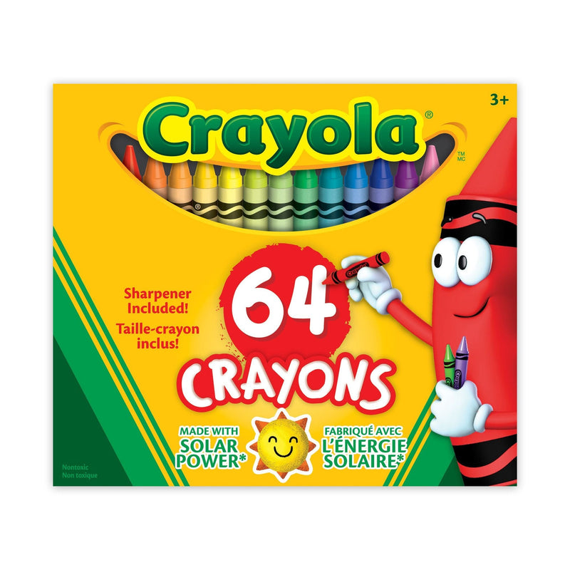 Crayons, 64 Pieces, Multicolour L2313