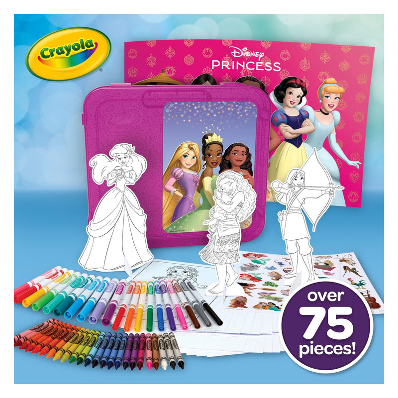 Princess Art Case, Arts & Crafts Kit for Kids, 79-pc, Ages 5+ M6699