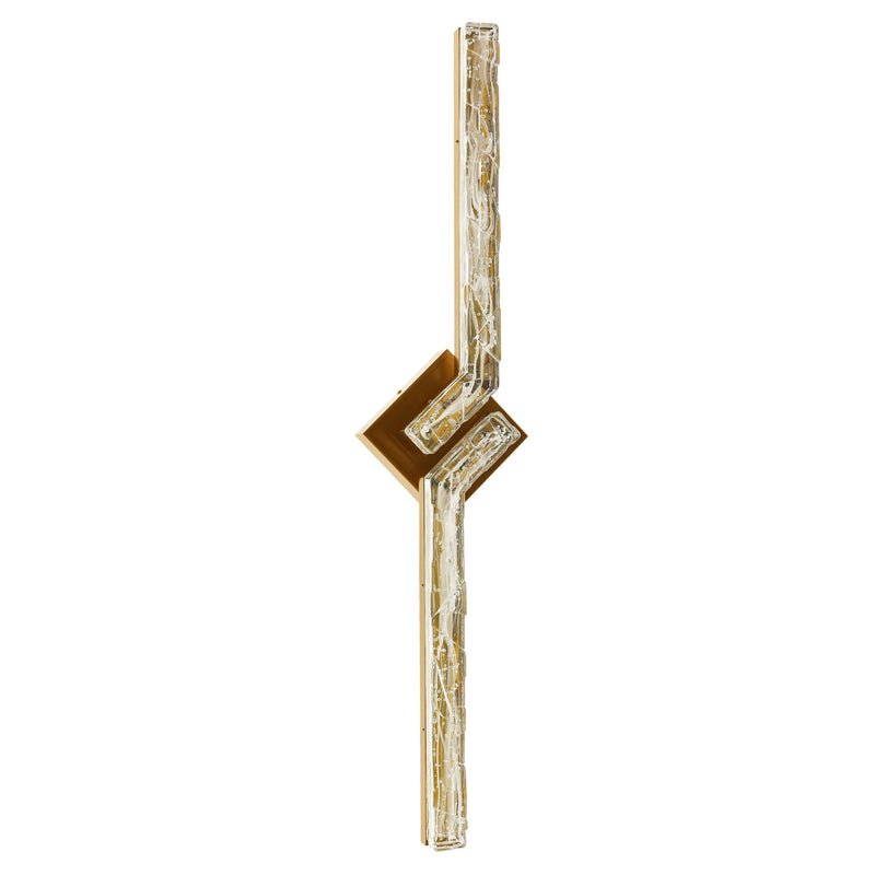 Contour Integrated LED 33in Brass Vanity Light T1835