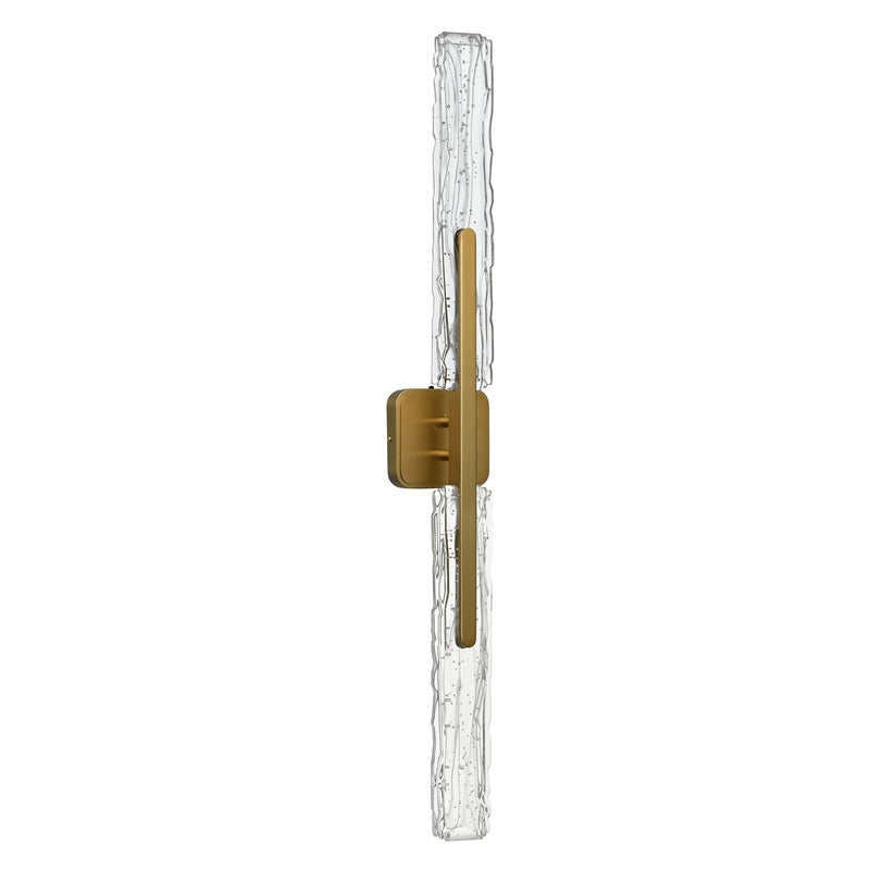 Curva Integrated LED 36in Brass Vanity Light T9361