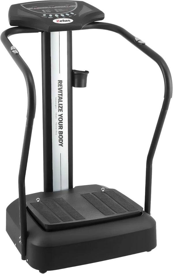 Whole Body Vibration Plate, 500W Vibration Plate Exercise Machine with 99 Levels 3 Preset Modes & 2 Resistance Bands, Training Fitness Vibration Platform Machine for Home Gym with 330lb Capacity K8441