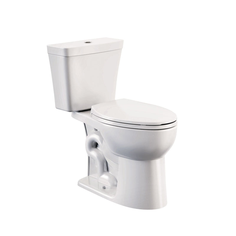2-Piece Elongated Toilet Bowl with Soft Close, White, 3.8/4.8-L G2066