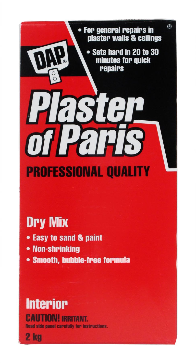 Plaster Of Paris Professional Dry Mix Plaster For Indoor Wall & Ceiling Repairs, 1.8-kg W2607