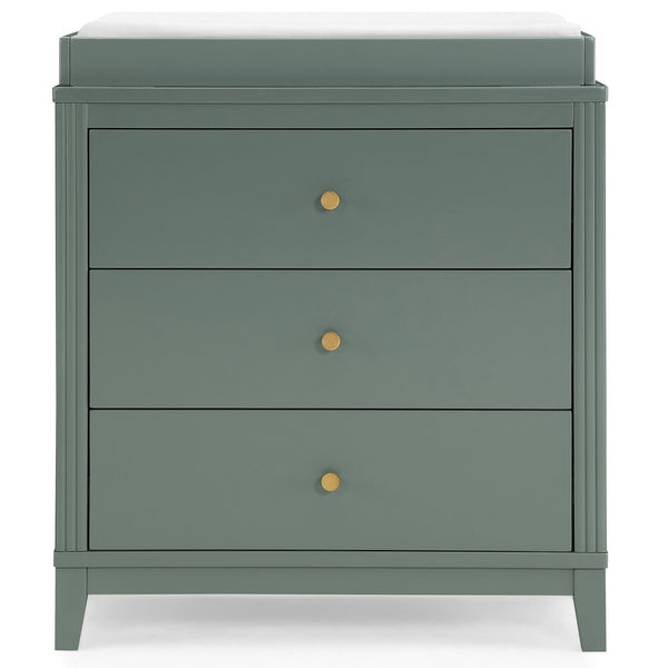 Eloise 3-Drawer Dresser with Changing Top, Grassy Glen C4973