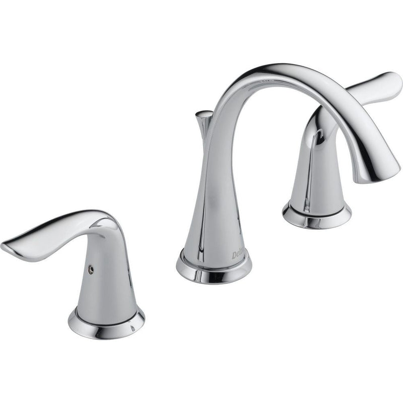 Faucet Lahara Double Handle Widespread 4-16-in Centerset Bathroom Sink Faucet with Pop-up Drain, Assorted Finishes J8418