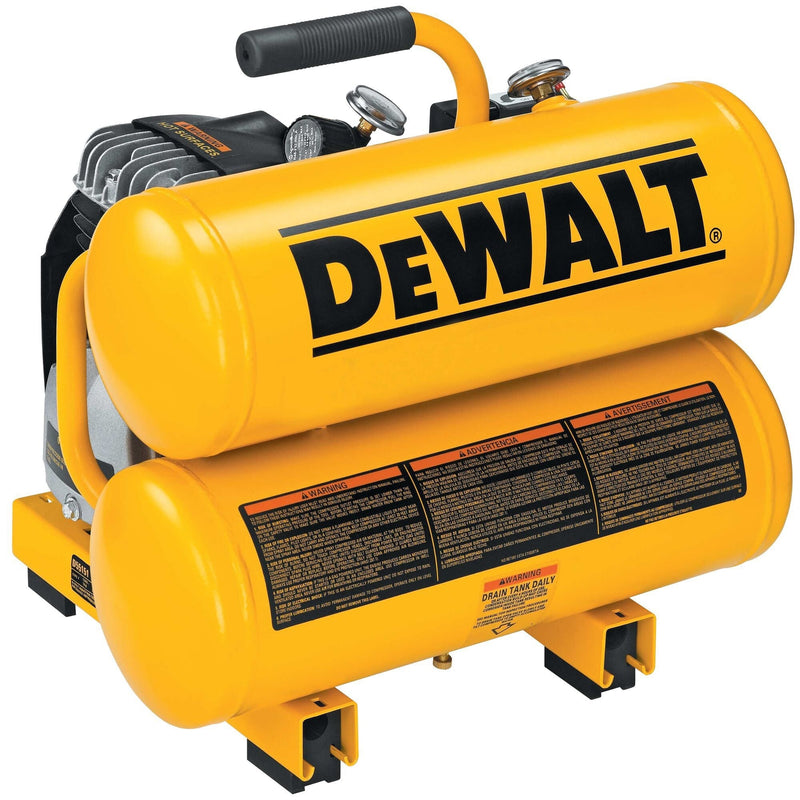 4-Gallon Twin Stack Air Compressor, 125 PSI Q1214