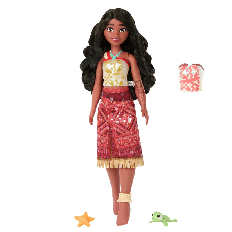 Princess Moana 2 Swimming Tautai Moana Fashion Doll for Ages 4+ I9263