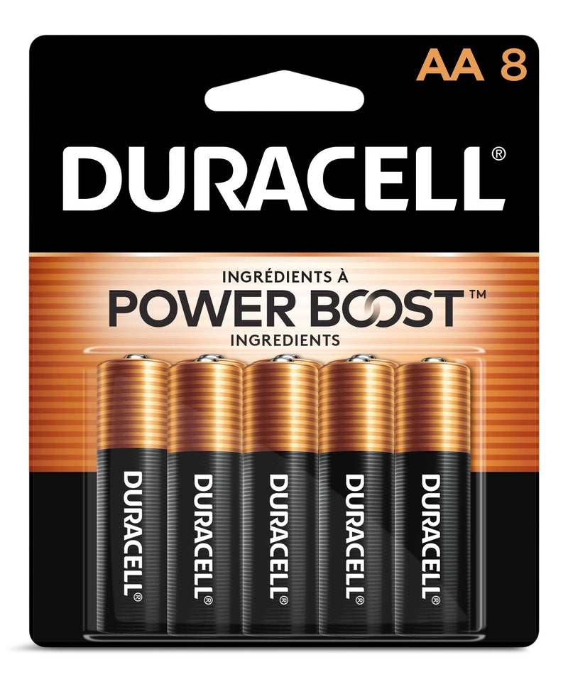 Coppertop AA Alkaline Batteries, All Purpose, 8-pk X2354