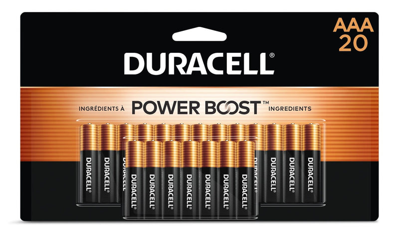 Coppertop AAA Batteries, Alkaline, 20-pk D7179