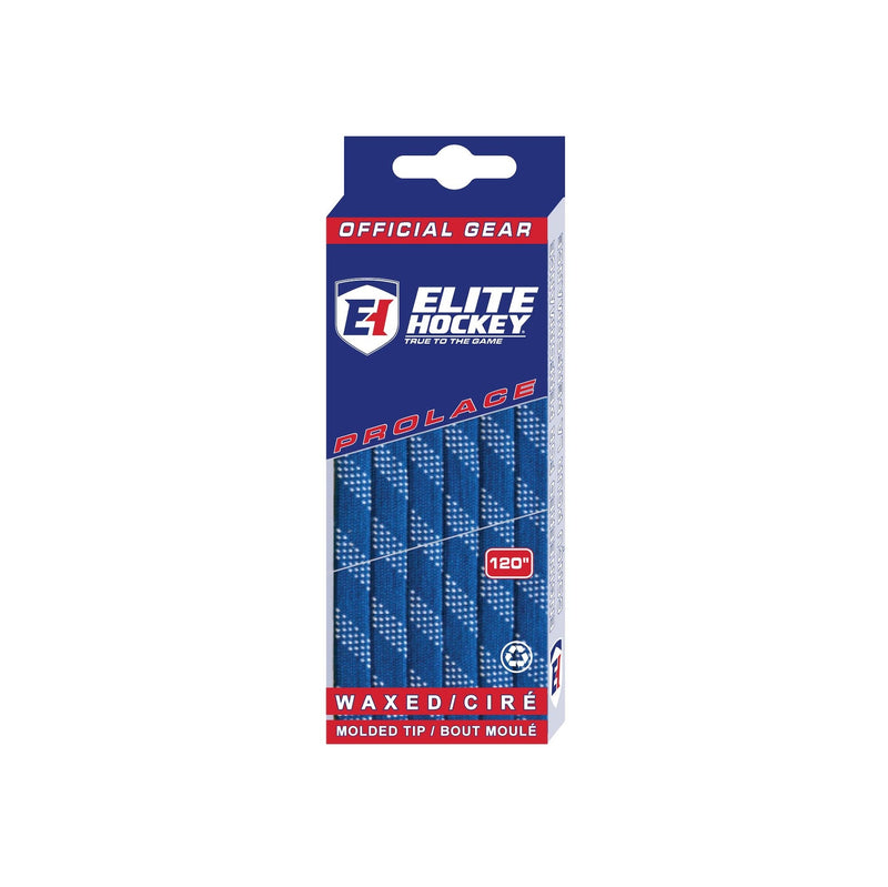 Hockey Prolace Skate Laces, Waxed, Navy, Assorted Sizes R6083