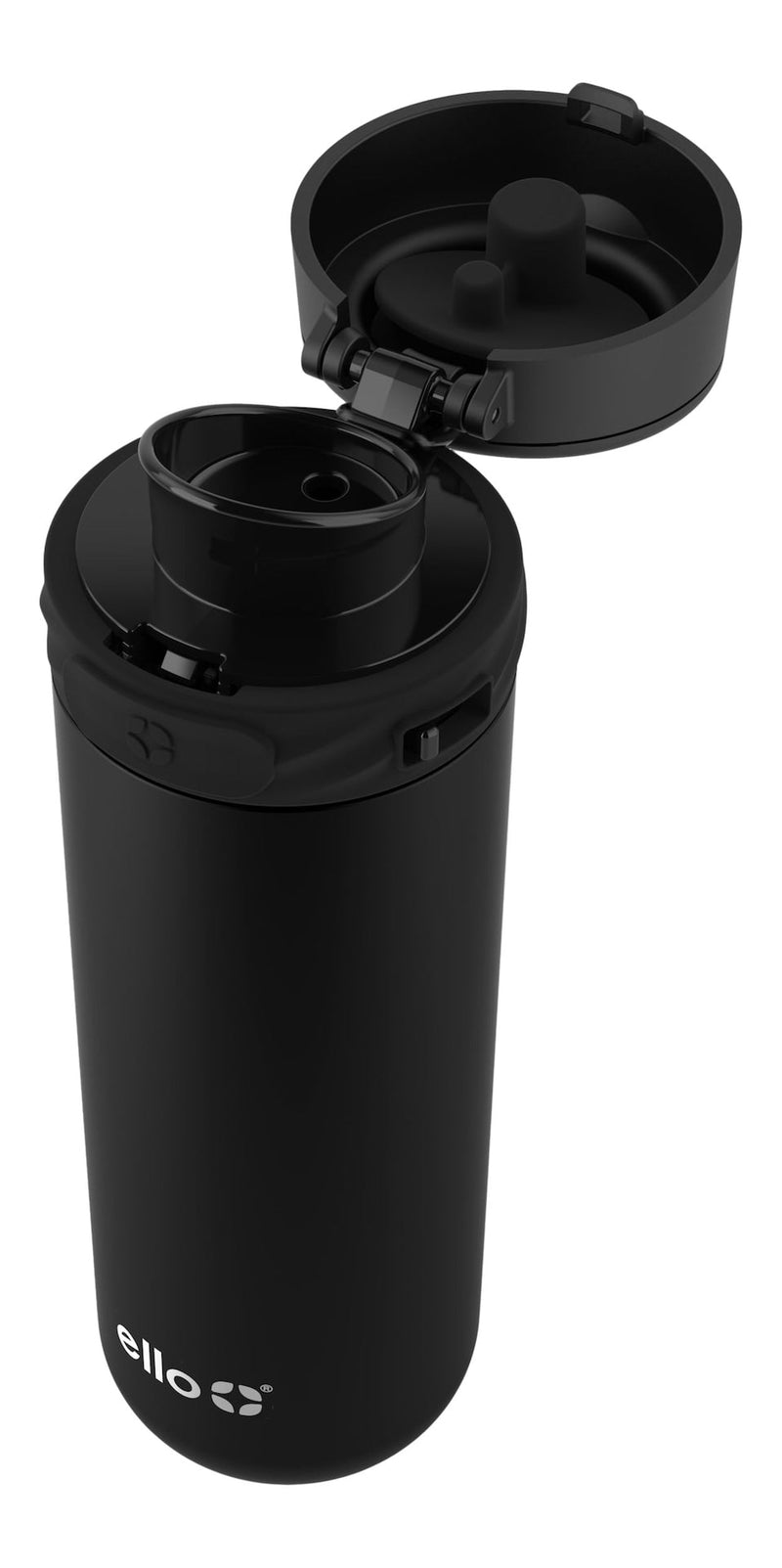 Haven Vacuum Insulated Stainless Steel Travel Mug, 16-oz, Black, with Carry Loop A5329