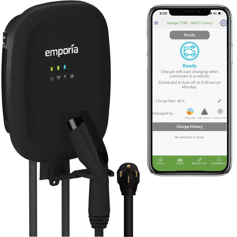 40A Wi-Fi Level 2 NEMA 14-50 J1772 EV Charger U5044