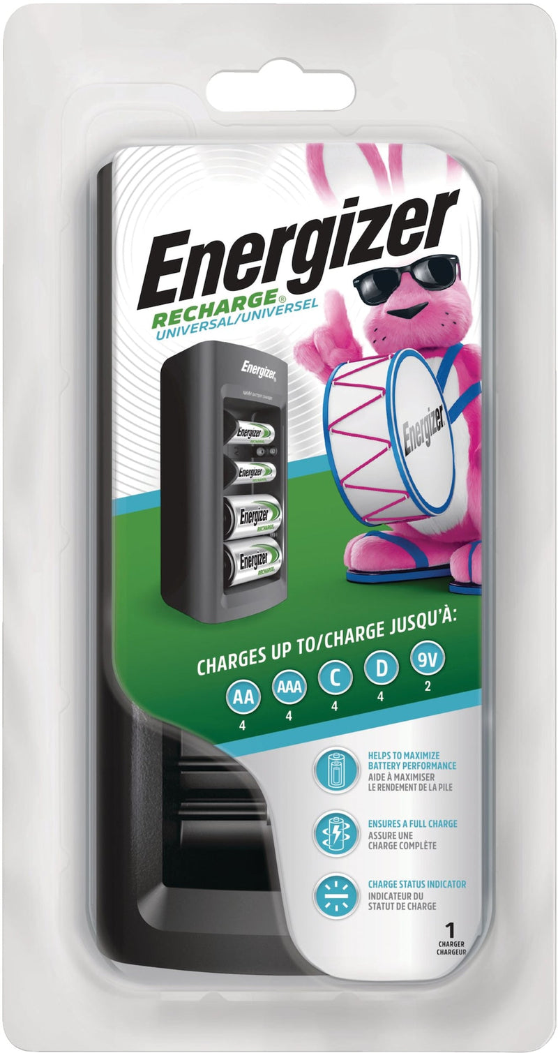 CHFC Universal Battery Charger For NiMH Rechargeable Batteries, AA/AAA/C/D/9V R2490