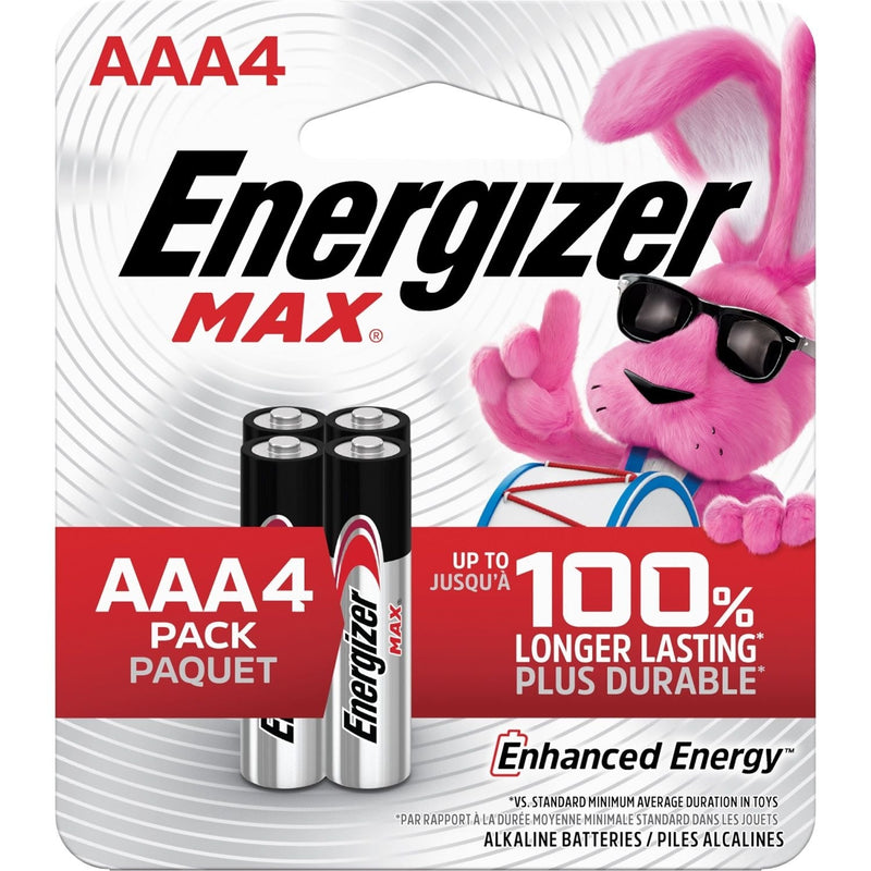 Max 4-pk AAA Alkaline Batteries, Long Lasting, All Purpose N7772