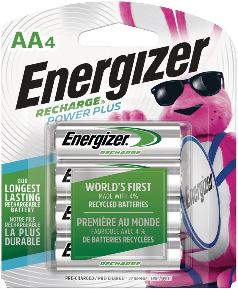 NH15BP-4 AA 2300 mAh NiMH Rechargeable Batteries, Pre-Charged, All Purpose, 4-pk U7129