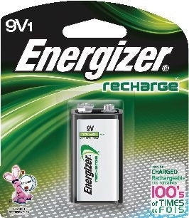 NH22NBP 1-pk 9V / 9 Volt 175 mAh NiMH Rechargeable Battery, Pre-Charged, All Purpose H8623