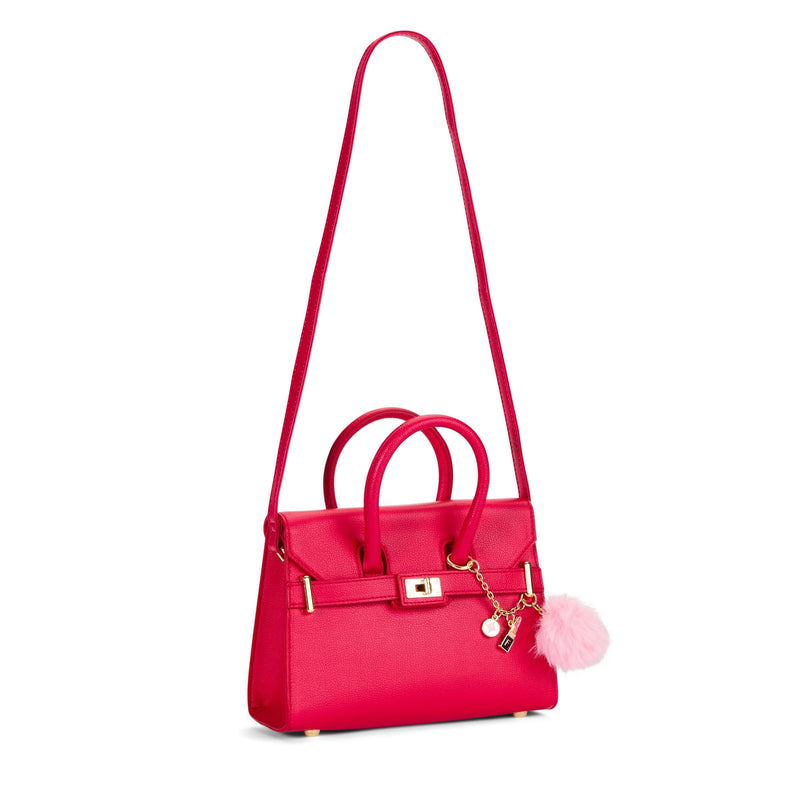 Girls Glamour Purse - Belted Tote Bag, Assorted E4293