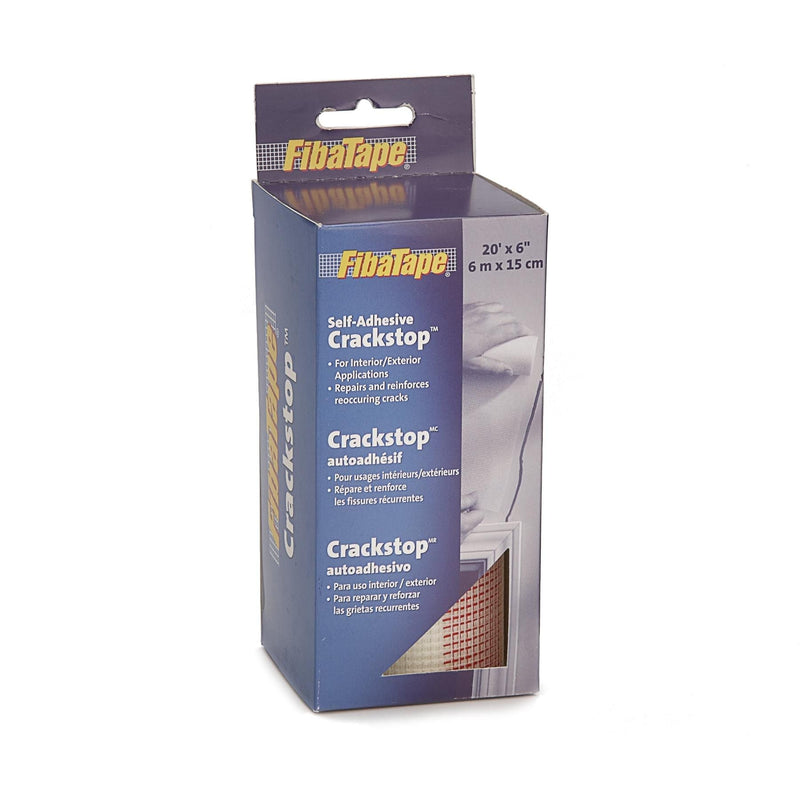 CrackStop Self-Adhesive Fiberglass Mesh Tape For Drywall Repair, 6-in x 20-ft R6643
