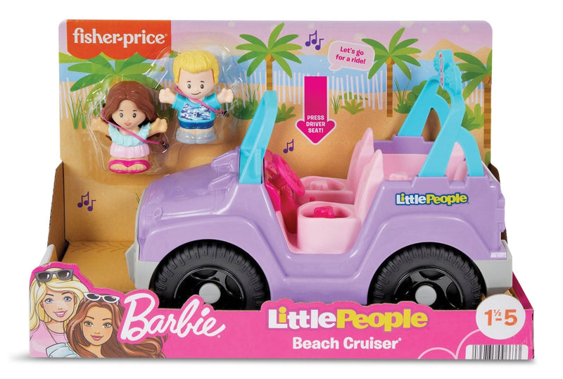 Little People Beach Cruiser & Figures Set for Kids, 3-Pc, Ages 18 m - 5 yrs O3510