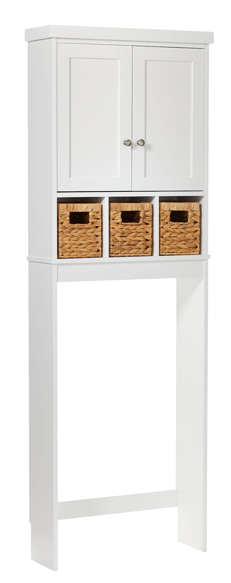 Basket Bathroom Space Saver, White L6690