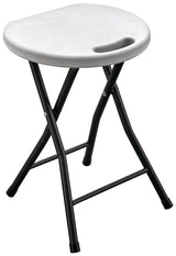 Folding Portable Stool, Lightweight, Steel Frame