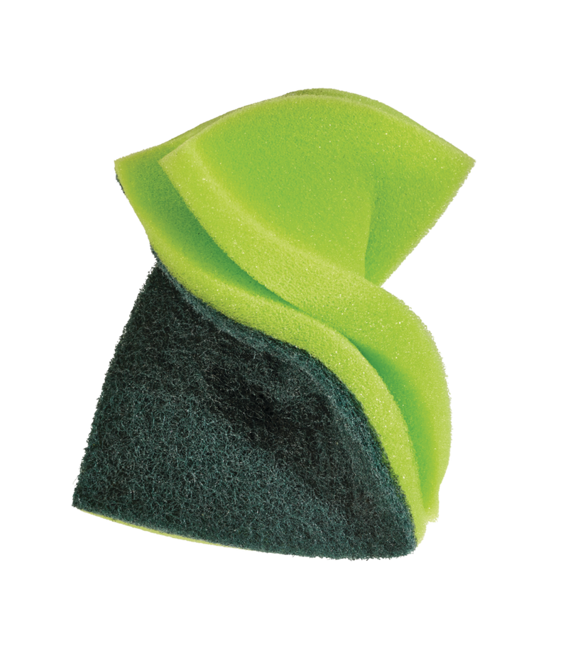 Heavy-Duty Dual Side Scrub Sponge & Pad, 6-pk O9701