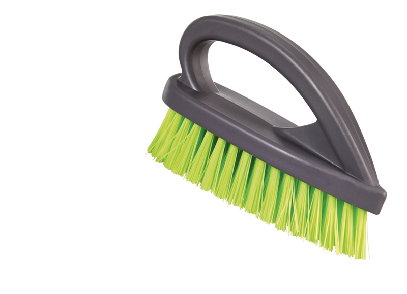 Multi-Purpose Scrub Brush with Angled & Stiff Fibre Bristles F3305
