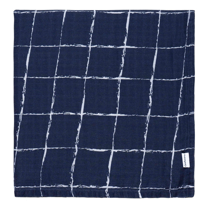 Childrenwear Coastal Calm Soft Cotton Muslin Baby Blanket, 2-pk V7785