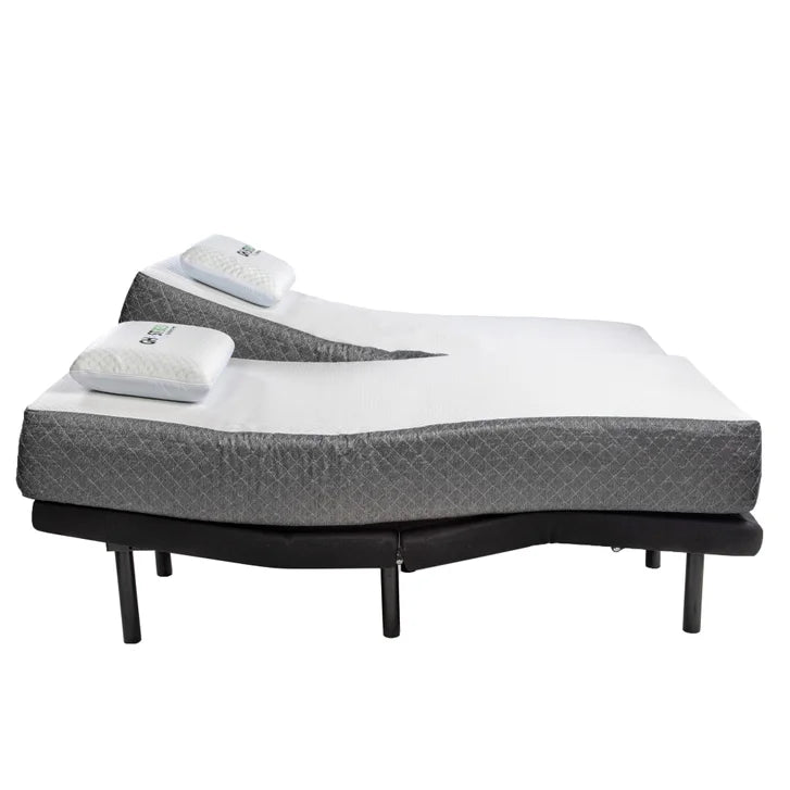 Ghostbed by Nature's Sleep 28 cm (11 in.) Gel Memory Foam Mattress with Adjustable Base B9538