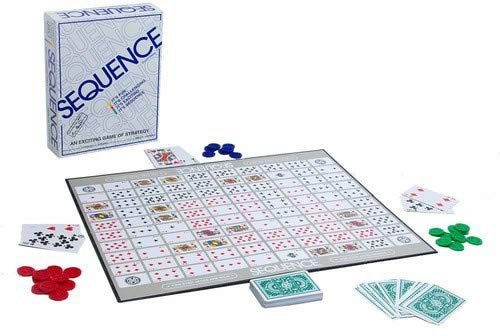 Sequence Family Strategy Board Game, Ages 7+ Q4961